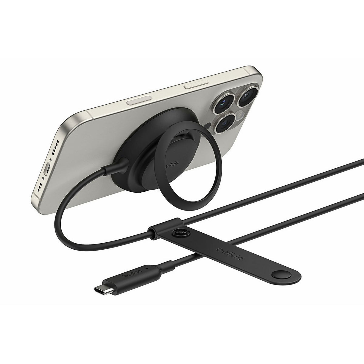 Belkin Qi2 25W wireless charger with kickstand, UK version