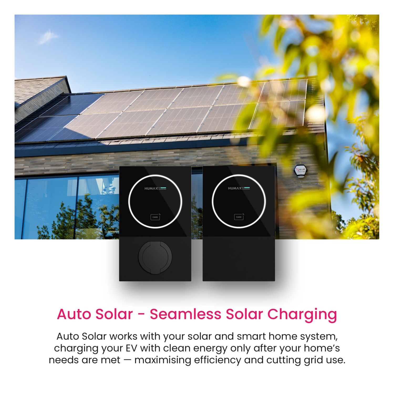 Humax MX7 Type 2 smart EV charger 7.4kW (British brand)