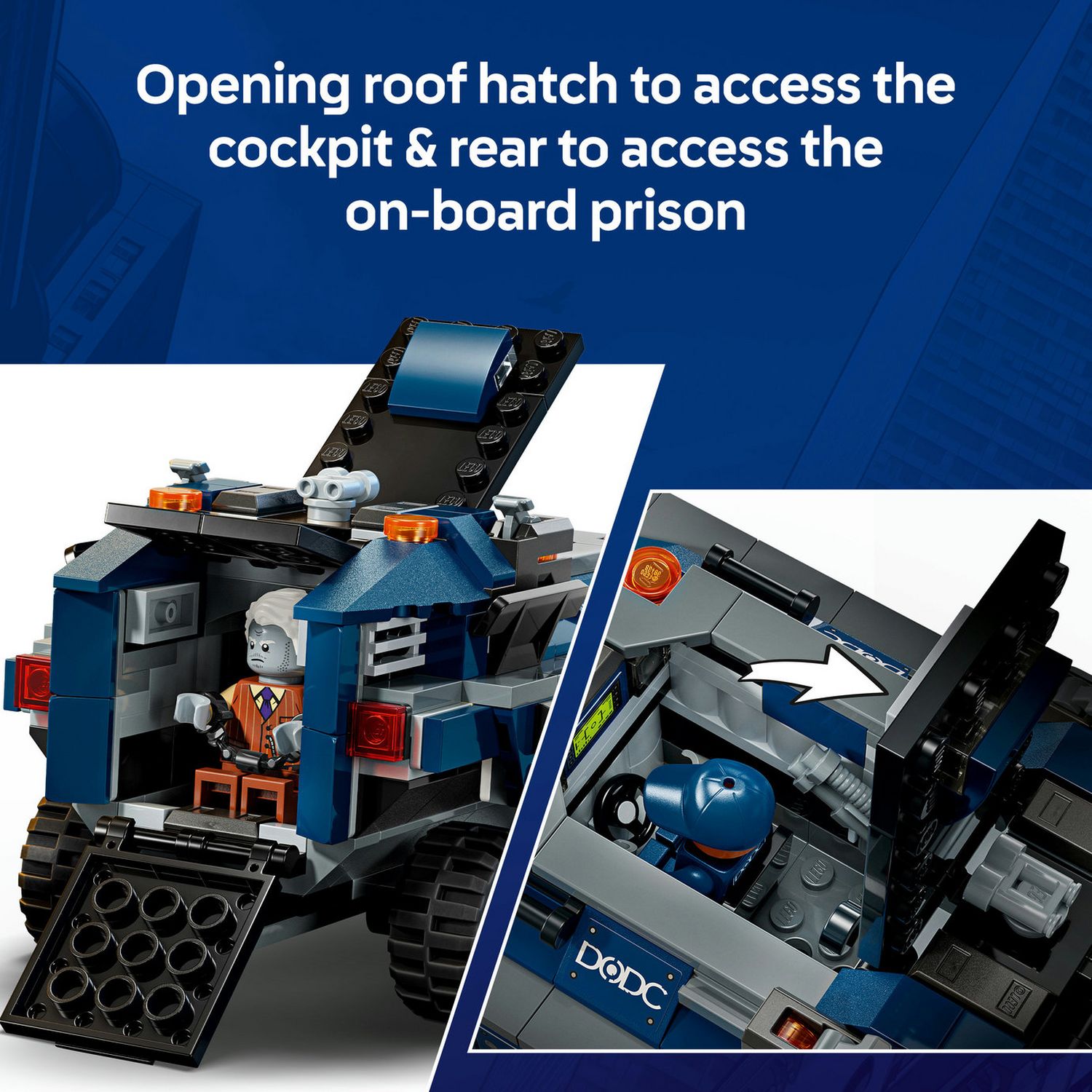 LEGO Spider-Man Prison Transport Chase set 367 pieces (British brand)