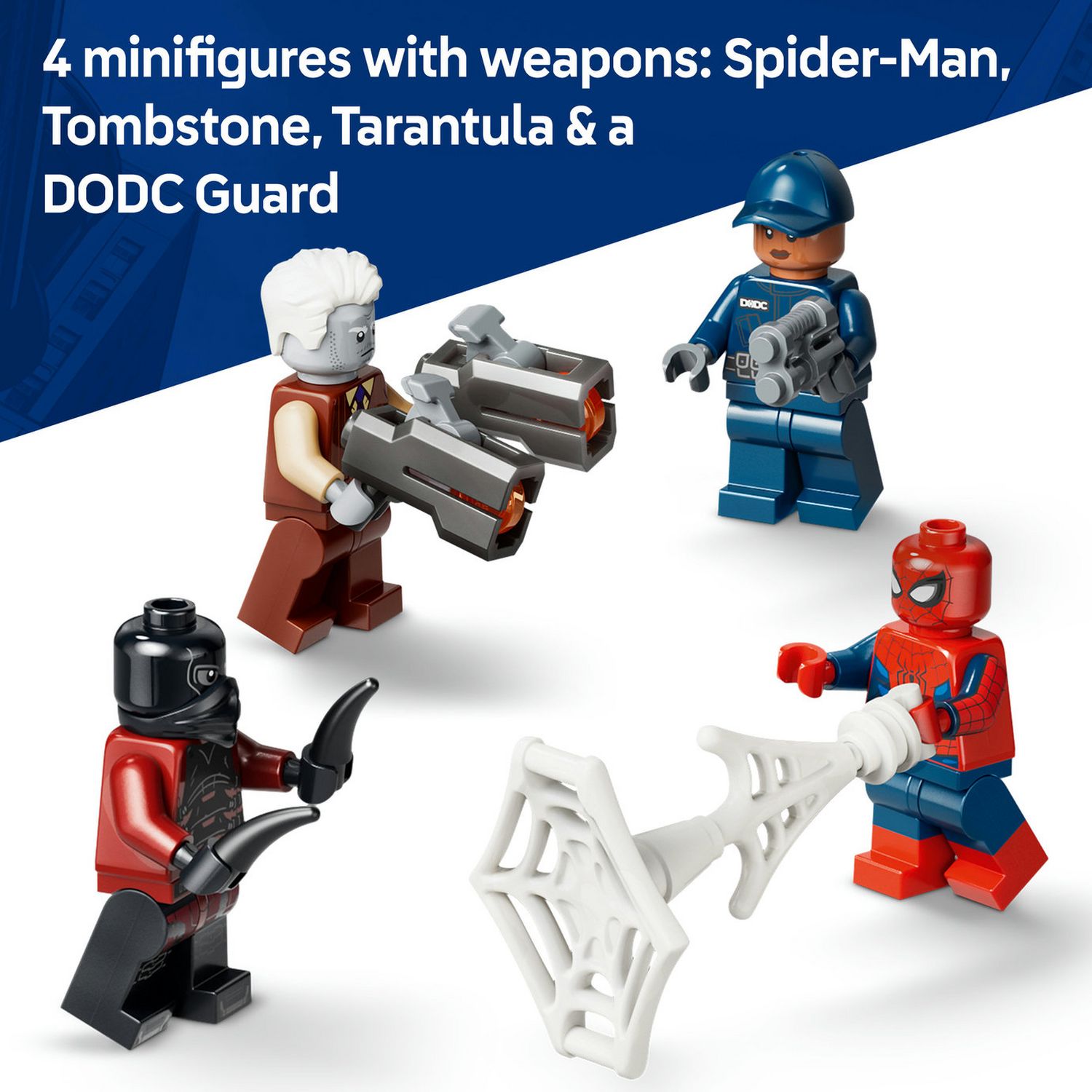 LEGO Spider-Man Prison Transport Chase set 367 pieces (British brand)