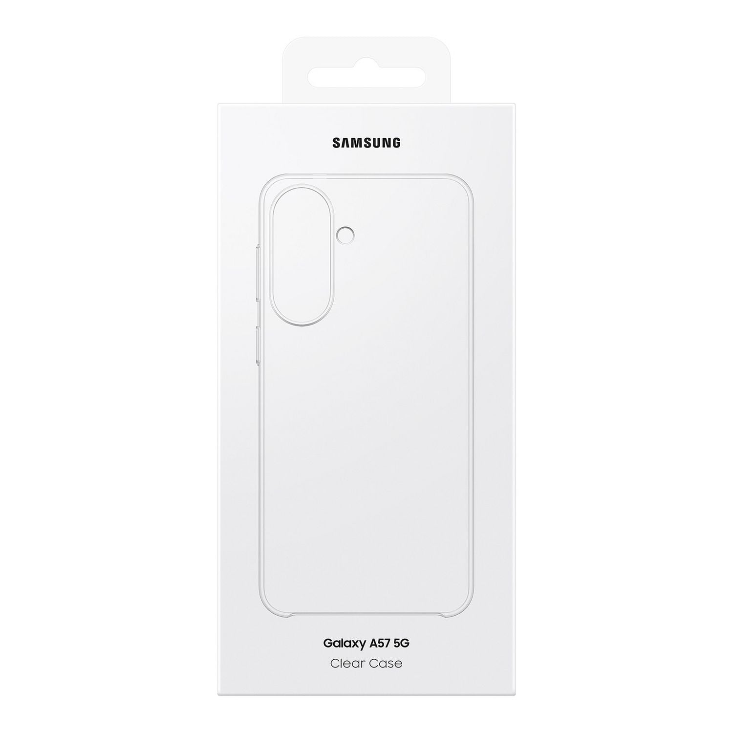 Samsung clear phone case for Galaxy A57, imported from the UK