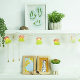 Fizz Creations mushroom frog LED string lights, UK version
