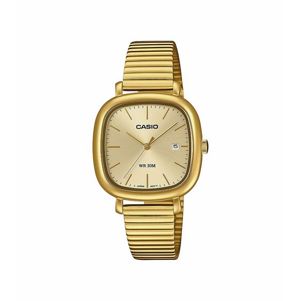 Casio gold analogue watch LTP-B166, imported from the UK