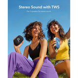 Soundcore Select 4 Go portable Bluetooth speaker black and gold, imported from the UK