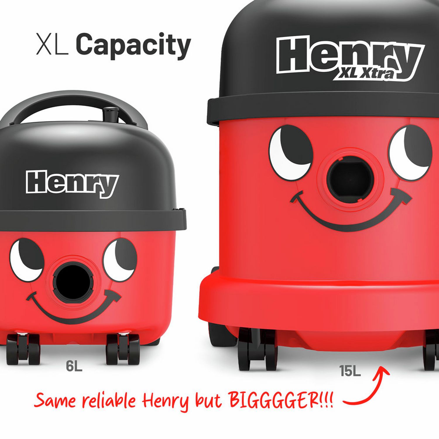 Henry XL Xtra bagged cylinder vacuum cleaner, UK version