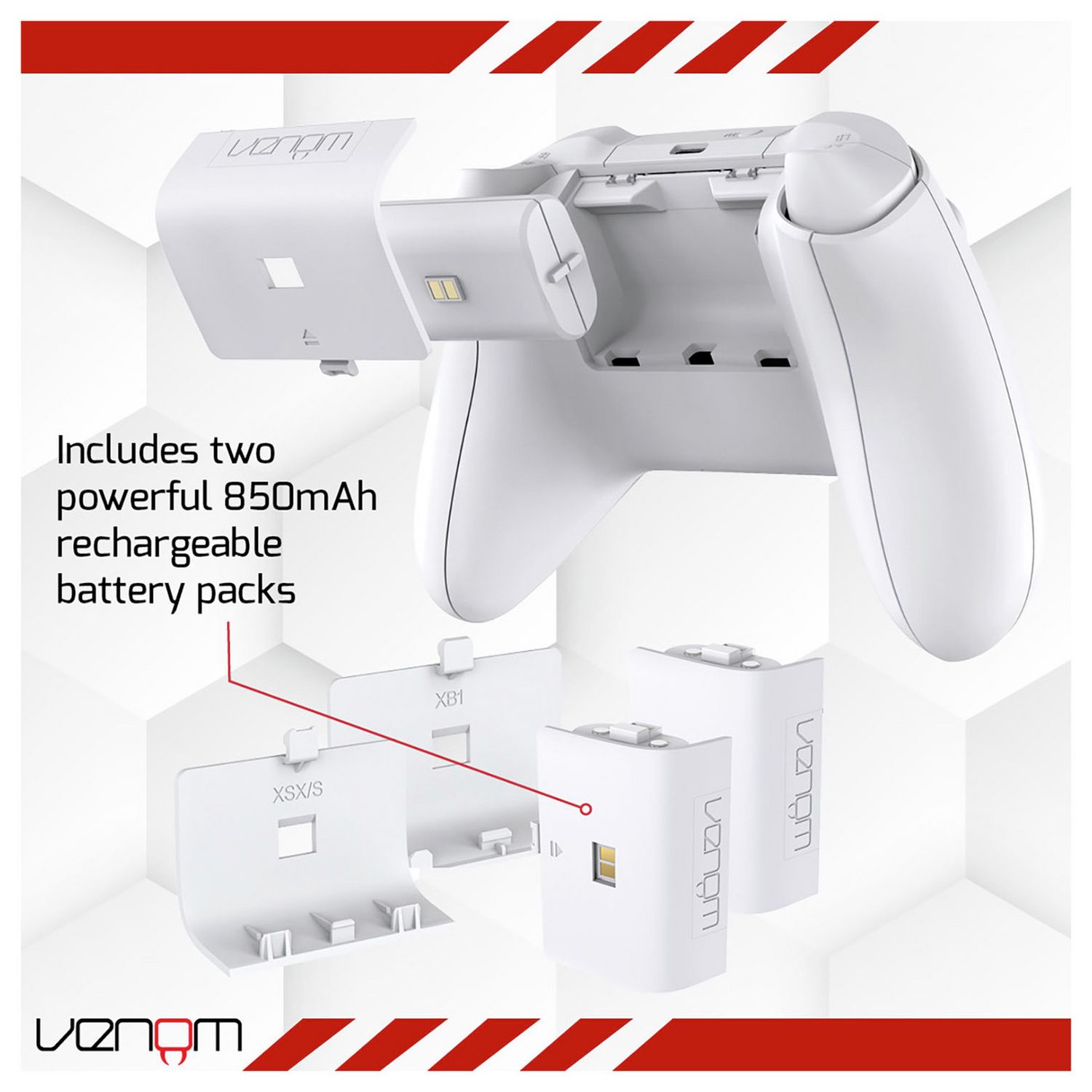 Venom twin docking station for Xbox controllers - British product