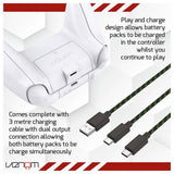 Venom twin rechargeable battery packs for Xbox (British brand)