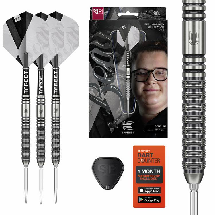 Target Darts Beau Greaves Generation 1 darts 25g, UK version