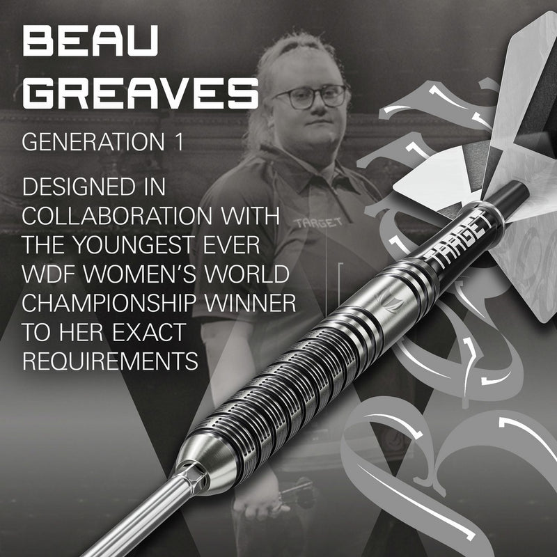 Target Darts Beau Greaves Generation 1 darts 25g, UK version