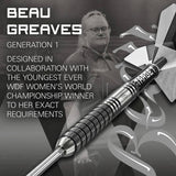 Target Darts Beau Greaves Generation 1 darts 25g, UK version