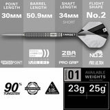 Target Darts Beau Greaves Generation 1 darts 25g, UK version