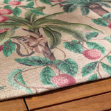 Furn Monkey Palm green rectangle outdoor rug 170x120cm - British product