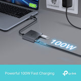 TP-Link UH3020C USB-C hub with HDMI and USB ports, UK version