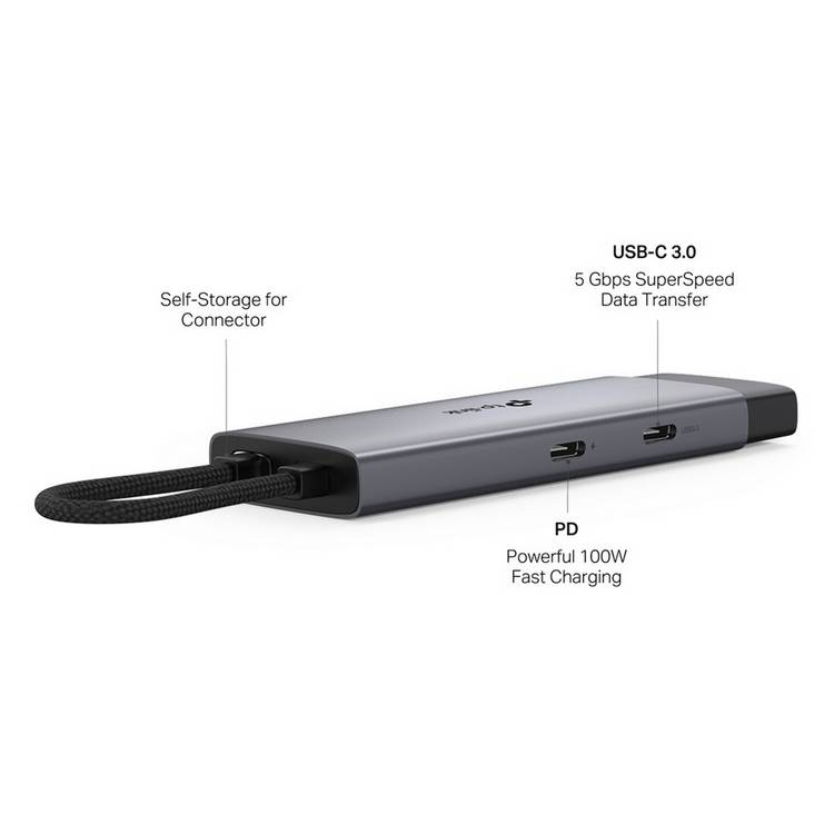 TP-Link UH5020 5-in-1 USB-C hub - British product