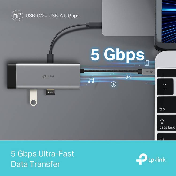 TP-Link UH5020 5-in-1 USB-C hub - British product