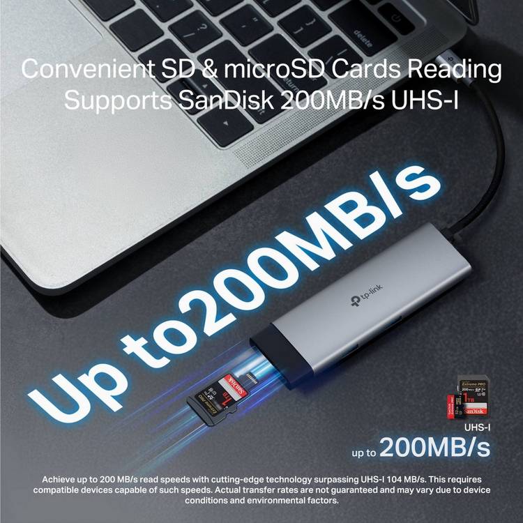 TP-Link 7-in-1 USB-C hub - British product