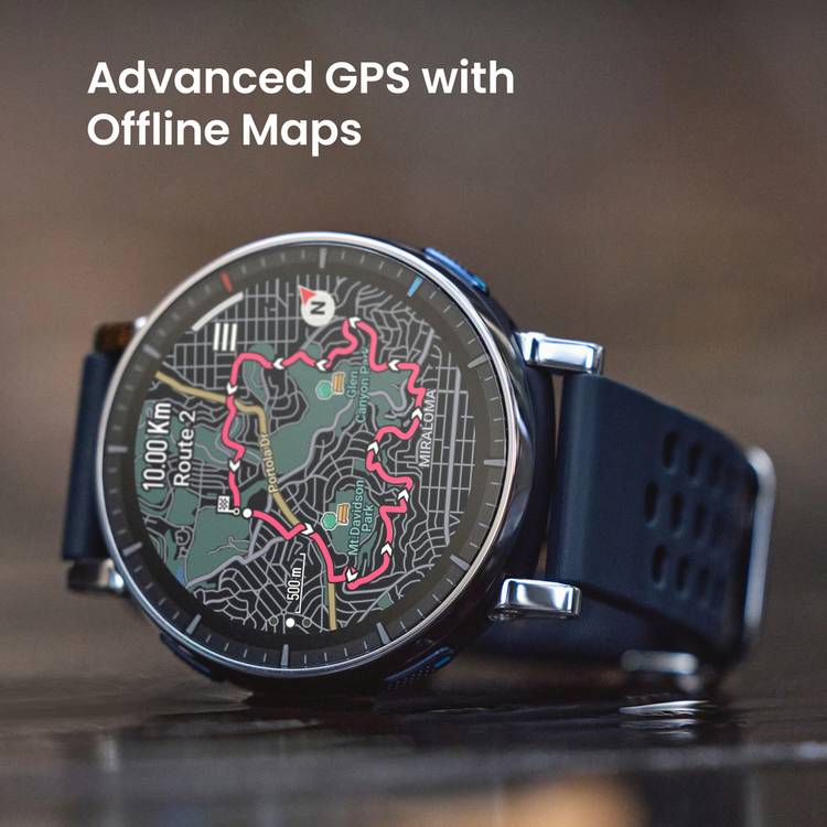 Amazfit Active 3 Premium GPS watch Black Apex Silver - British product