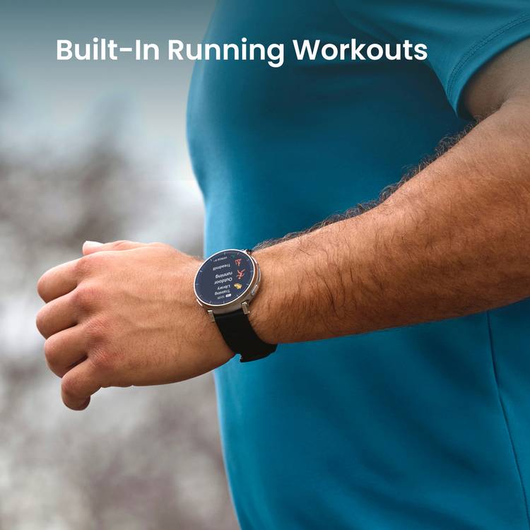 Amazfit Active 3 Premium GPS watch Black Apex Silver - British product