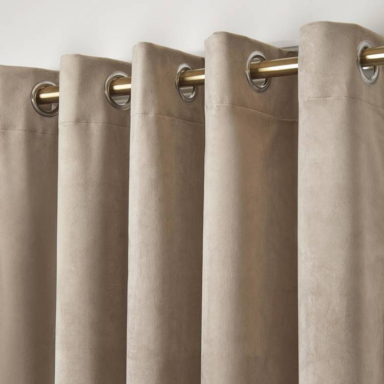 Laurence Llewelyn-Bowen Montrose linen blackout curtains 117x137cm - British product