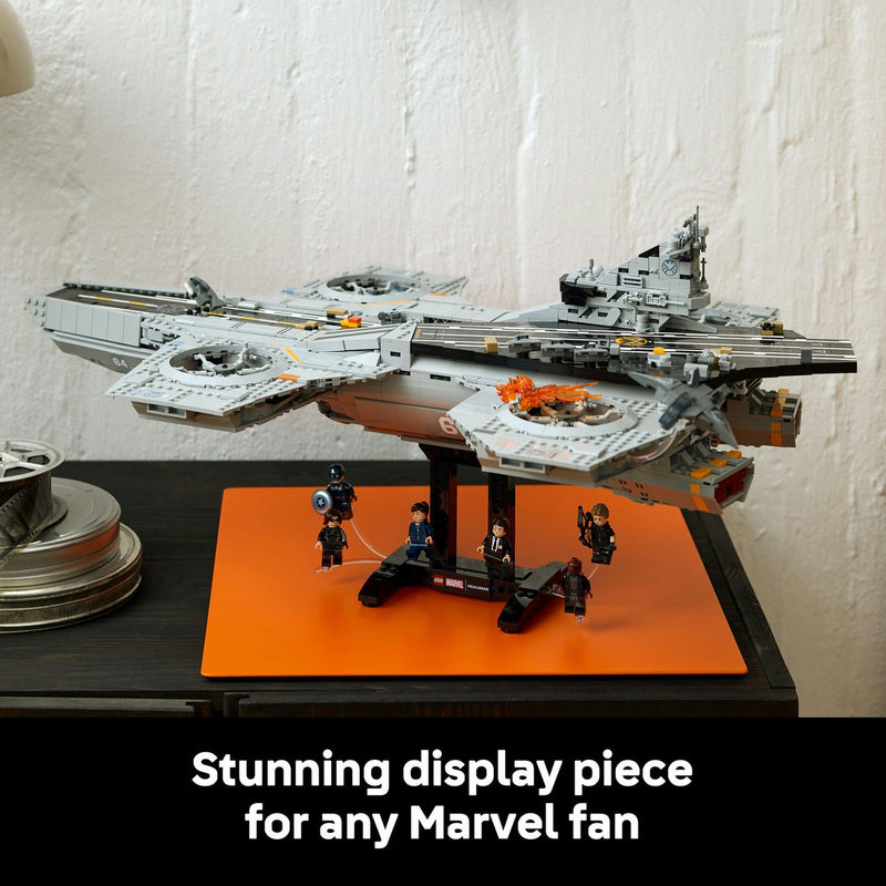 LEGO Marvel S.H.I.E.L.D. Helicarrier model kit (British brand)