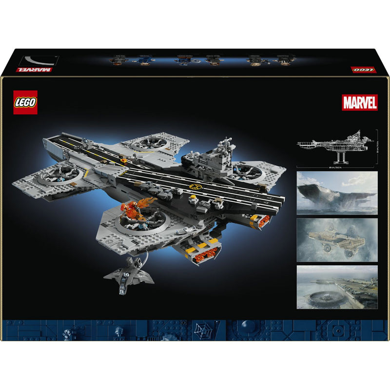 LEGO Marvel S.H.I.E.L.D. Helicarrier model kit (British brand)