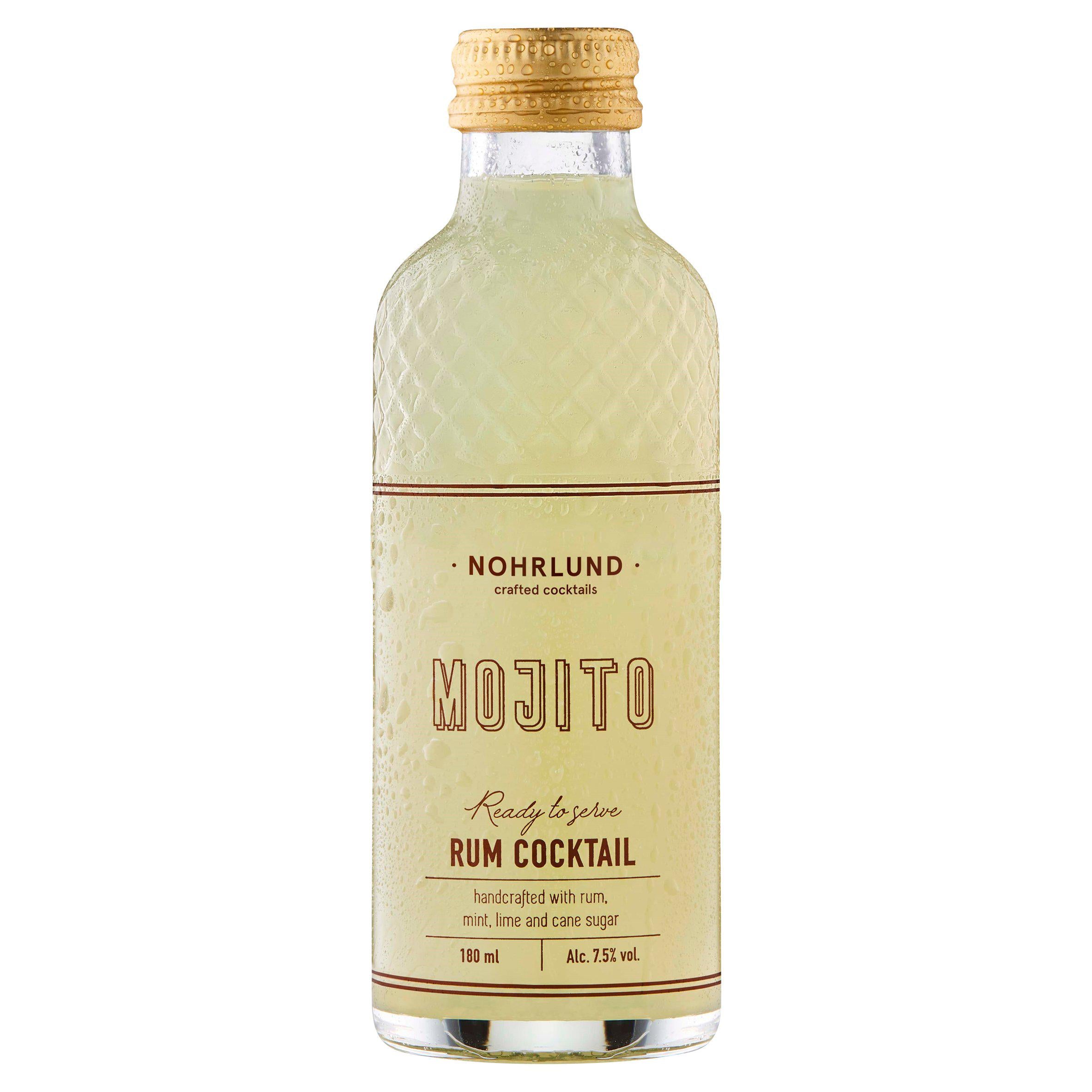 Nohrlund Mojito Organic Rum Cocktail 180ml GOODS Sainsburys   