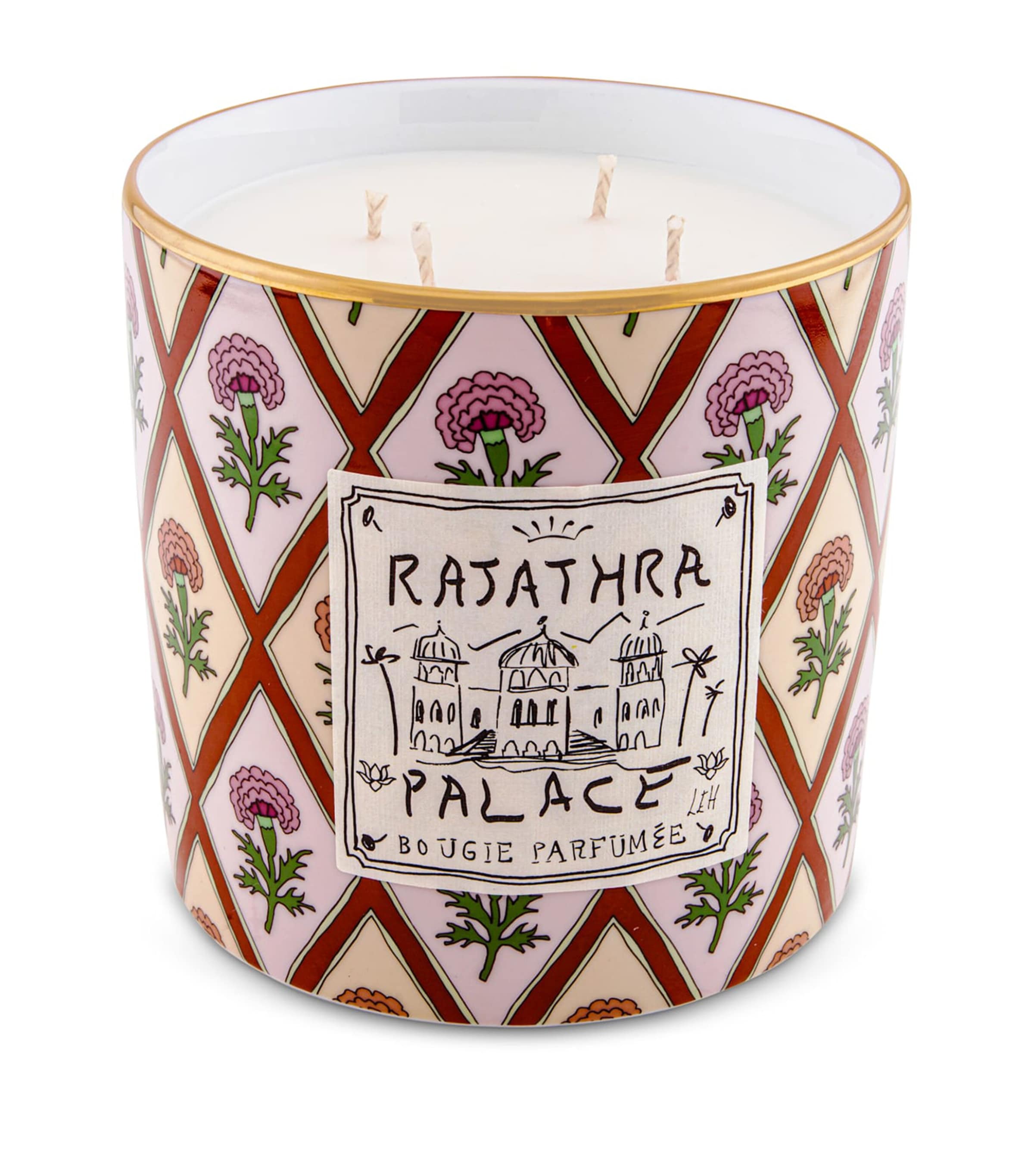 Ginori 1735 Large Rajathra Palace scented candle - British product