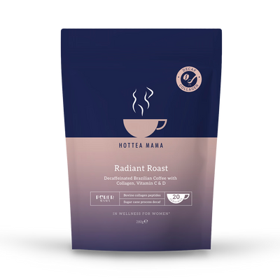 Holland & Barrett HotTea Mama Radiant Roast Collagen Decaf Coffee Blend 280g- Buy online at McGrocer
