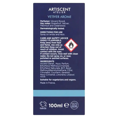 Superdrug Superdrug Artiscent Vetiver Arome Eau de Parfum 100ml - Kjøp online hos McGrocer