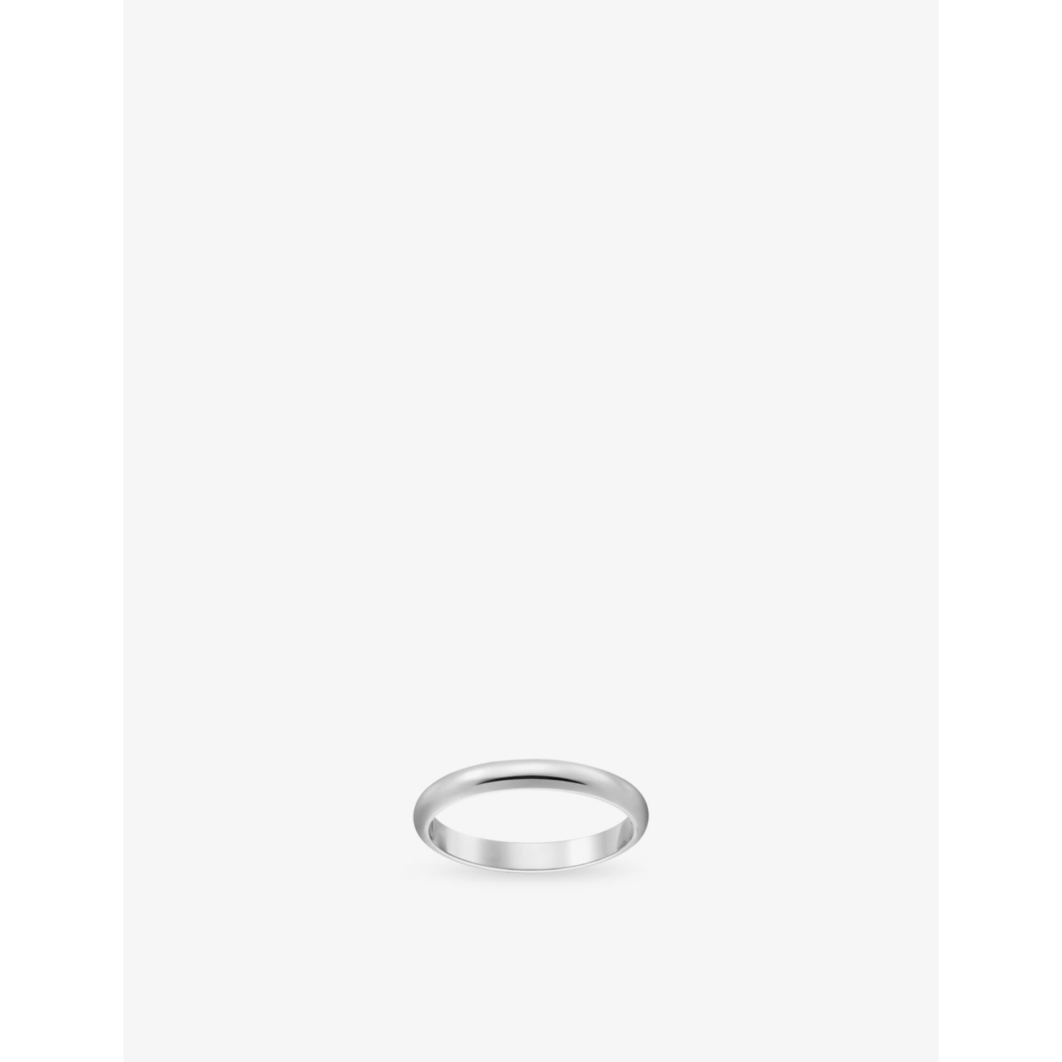 1895 platinum wedding ring - 53mm