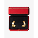 Cartier Love hoop earrings 18ct yellow-gold, imported from the UK