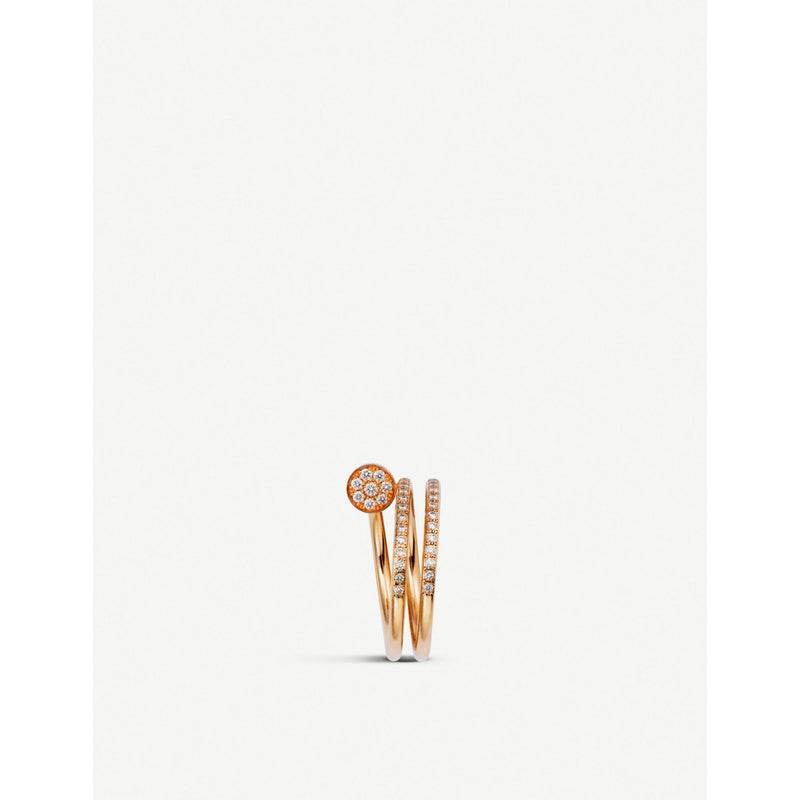 Cartier Juste un Clou double rose-gold diamond ring, imported from the UK