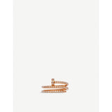 Cartier Juste un Clou double rose-gold diamond ring, imported from the UK