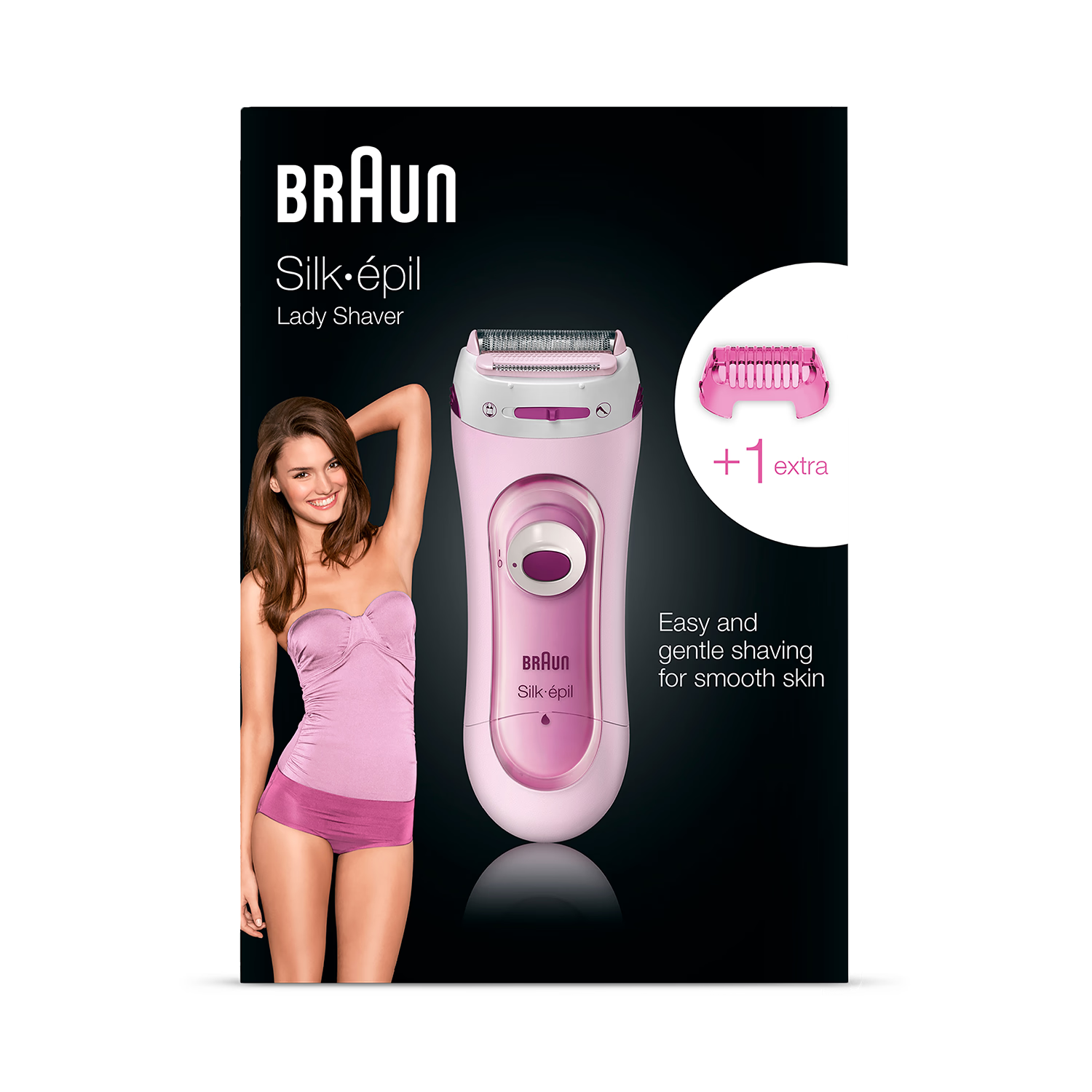 Braun Lady Shaver 5-100 Pink electric shaver - British product