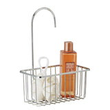 Argos Home steel hookover shower caddy with open basket, UK version