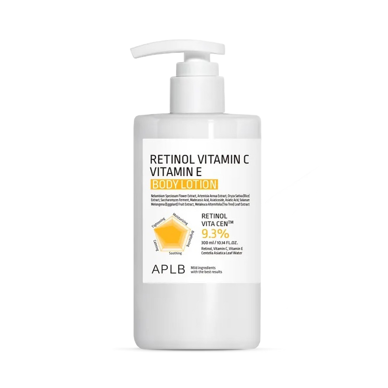 APLB retinol vitamin C E body lotion 300ml - British product