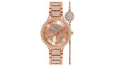 Spirit Lux Ladies' Rose Glitter Dial Watch and Bracelet Set GOODS Argos