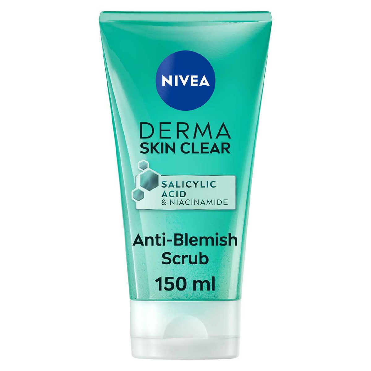 NIVEA Derma Skin Clear Anti-Blemish Face Scrub with Salicylic Acid, 150ml GOODS Boots   