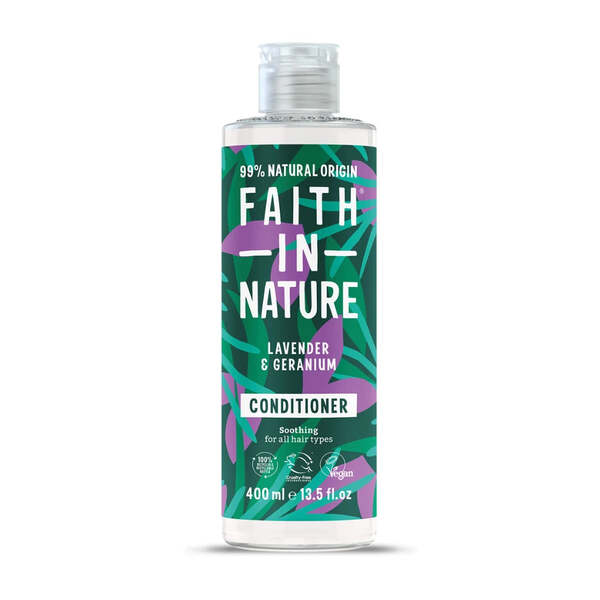 Faith in Nature Lavender & Geranium conditioner 400ml, imported from the UK