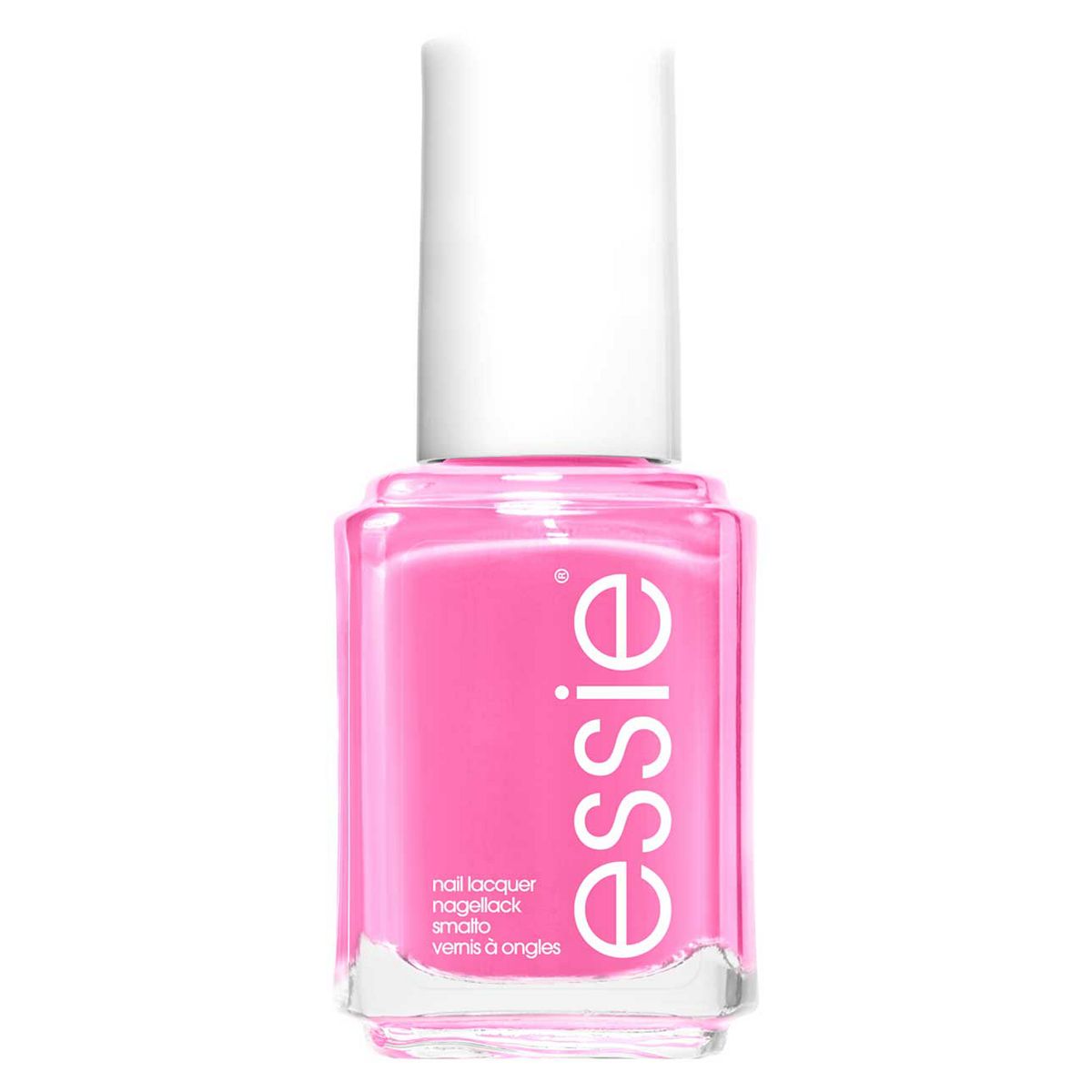 Essie Nail Polish 20 Lovie Dovie Bright Flamingo Pink Colour, Original High Shine and High Coverage Nail Polish 13.5 ml GOODS Boots   