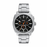 Fossil Machine Chronograph watch with stainless steel bracelet (British brand)