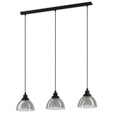 Eglo Beleser 3 light pendant dark grey - British product