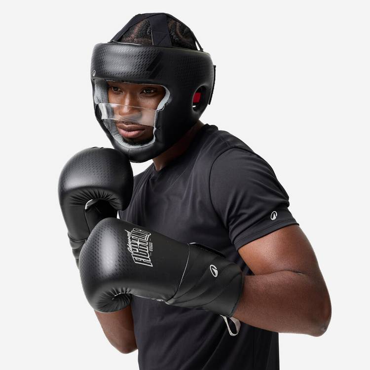Decathlon bar-faced boxing headguard 55-58cm, UK version