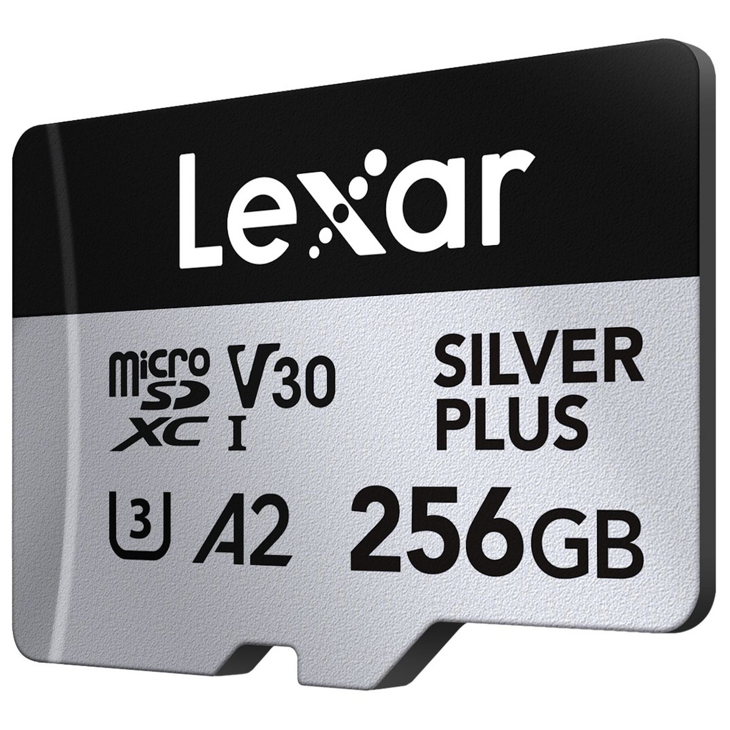 Lexar SILVER PLUS 256GB microSDXC memory card - British product