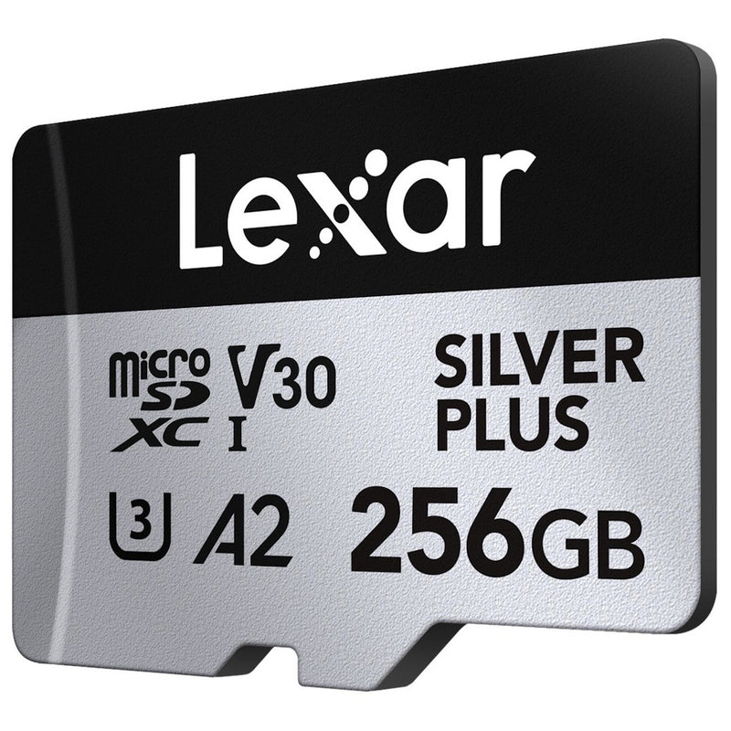 Lexar SILVER PLUS 256GB microSDXC memory card - British product