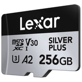 Lexar SILVER PLUS 256GB microSDXC memory card - British product
