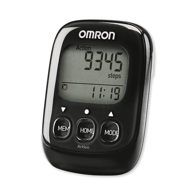 Omron Walking Style IV Pedometer Black, UK version