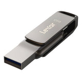 Lexar JumpDrive Dual Drive D400 64GB flash drive (British brand)