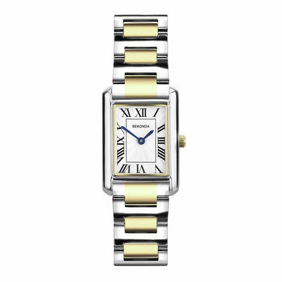 Argos Sekonda Ladies Colette White Dial Two Tone Bracelet Watch- Buy online at McGrocer