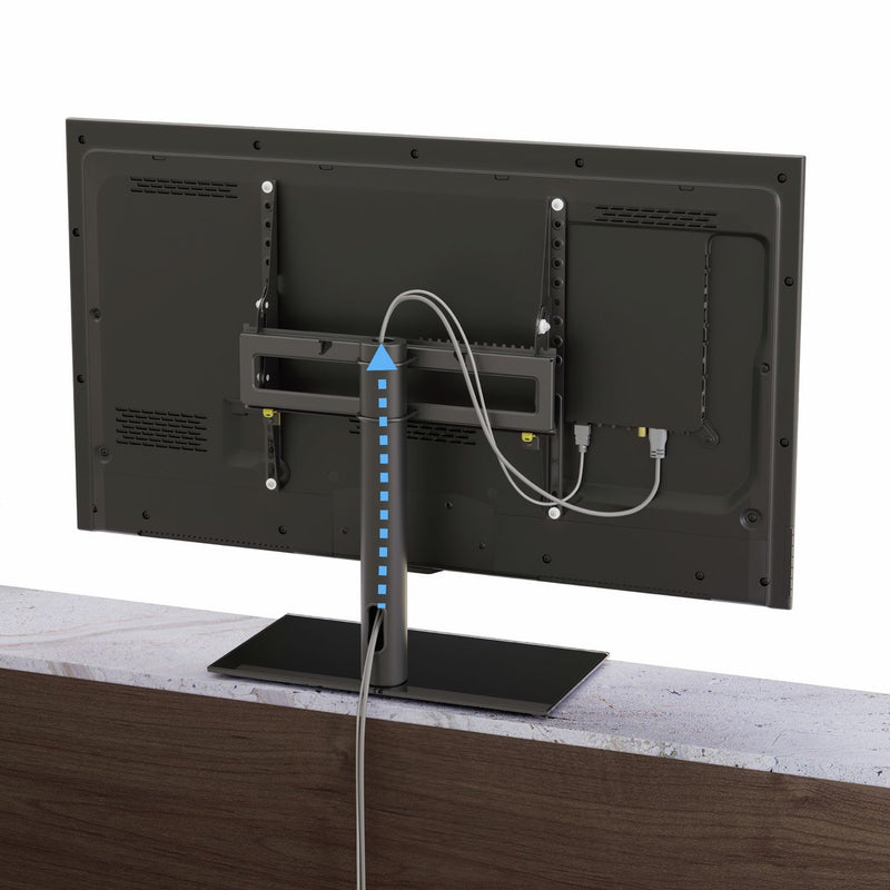 AVF black TV stand for 60 inch TVs, UK version